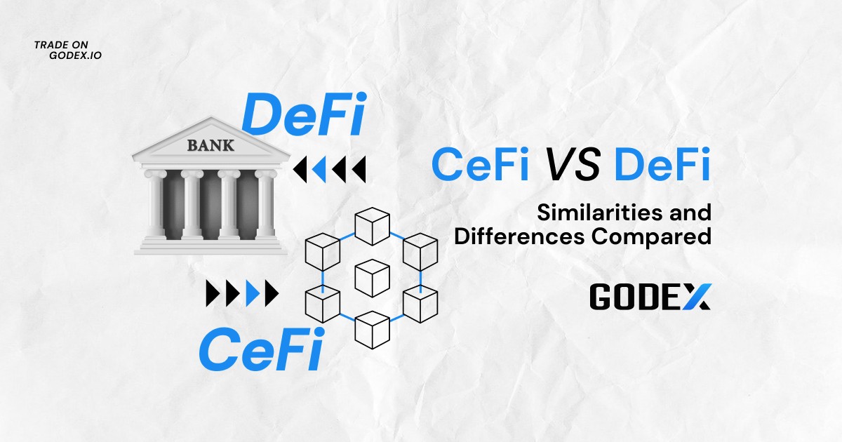 Similarities and Differences Compared DeFi CeFi