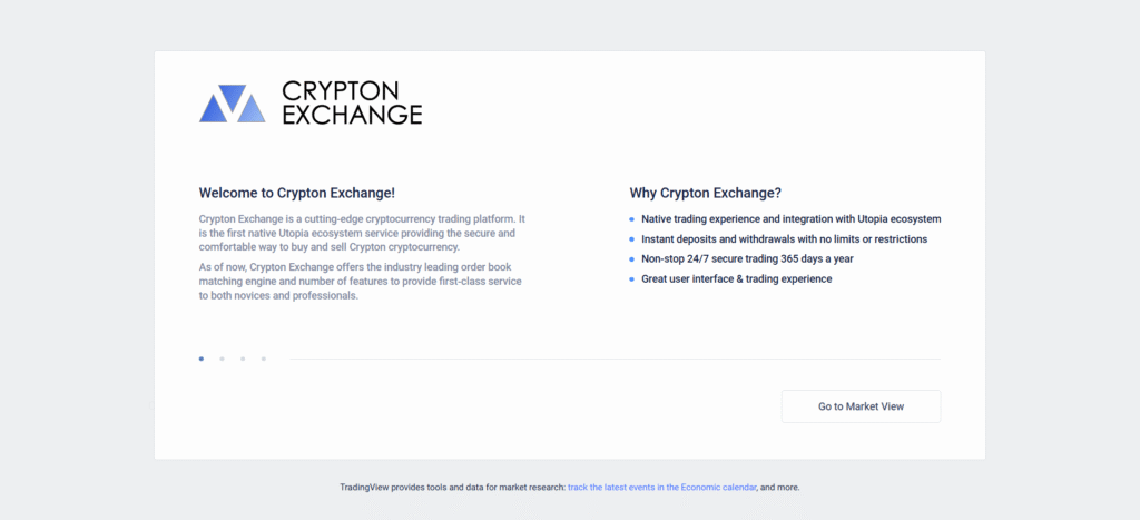 Crypton Exchange — анонимная криптобиржа внутри сети Utopia, лучшие криптобиржи без KYC