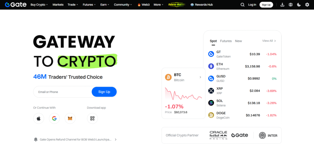 Gate.io crypto exchange with lowest fees listing over 1700 cryptocurrencies.
