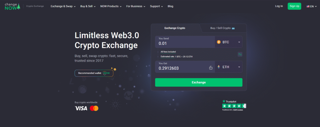 angeNOW - Browser-Based Swap Platform