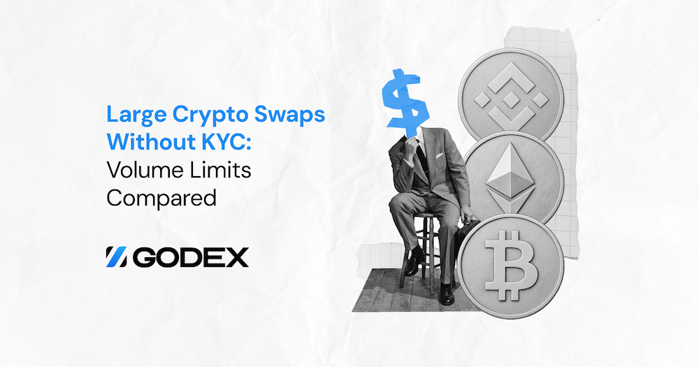 Large Crypto Swaps Without KYC_ Volume Limits Compared