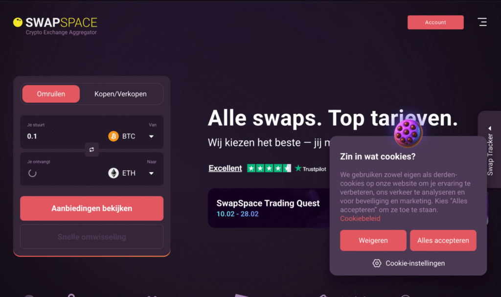 Crypto exchange aggregator comparing rates from multiple platforms instantly